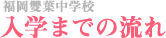 入までの流れ