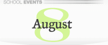 8月｜August